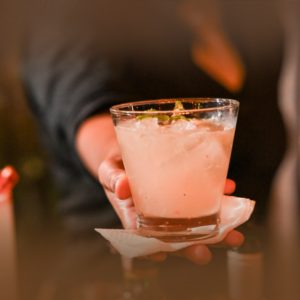 Drinks personalizados e preparados para eventos